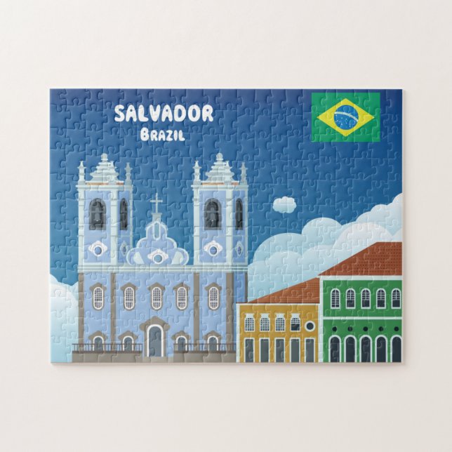Salvador Brasilien Pussel (Horisontell)