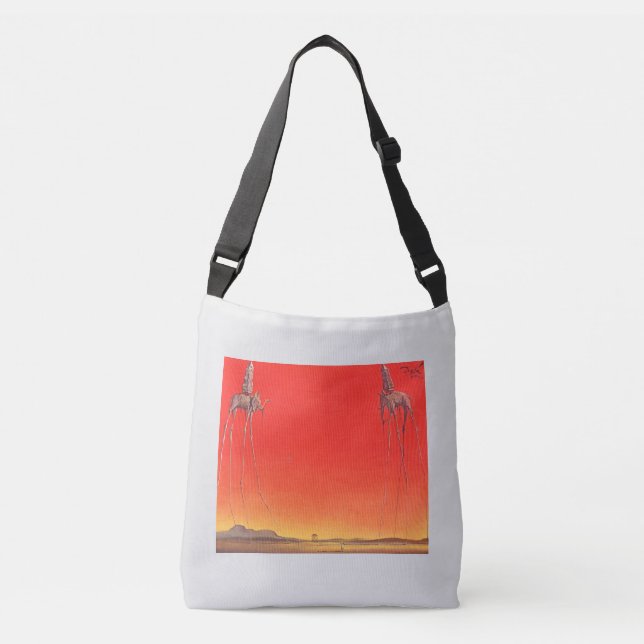 SALVADOR DALI CROSSBODY BAG BIOGRAPHY AXELVÄSKA (Framsida)