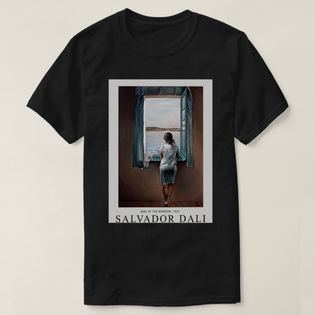Salvador Girl Windows Art T Shirt (Design framsida)