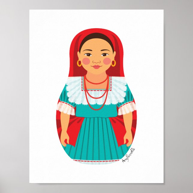 Salvador Matryoshka Poster (Framsidan)