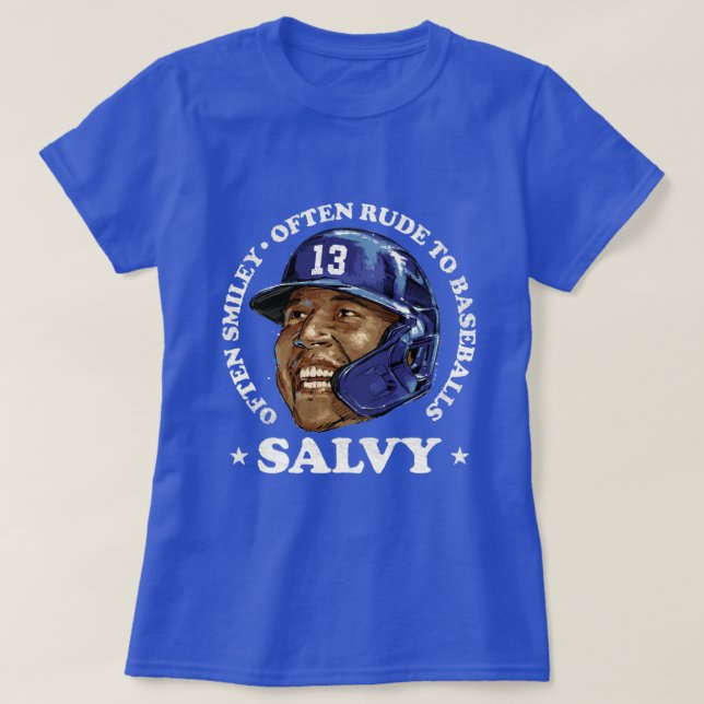 Salvador Perez Rude to Basebolls T Shirt (Design framsida)