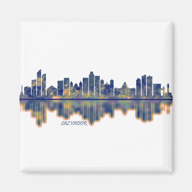 Salvador Skyline Magnet (Framsidan)