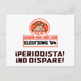 SalvadorpressAssn 1984 Vykort