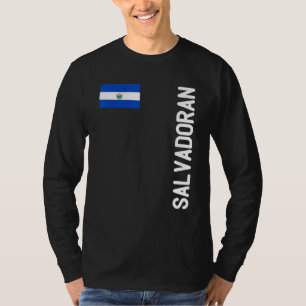 Salvadorsk flagg och El Salvador-rötter T Shirt