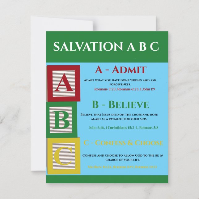 Salvation abc (Framsida)
