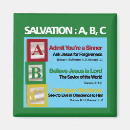 Salvation ABC Magnet