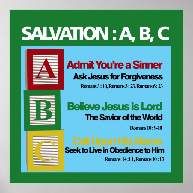 Salvation ABC Poster (Framsidan)