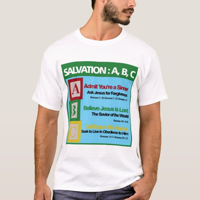 Salvation ABC T Shirt (Framsida)