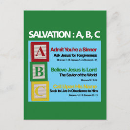Salvation ABC Vykort