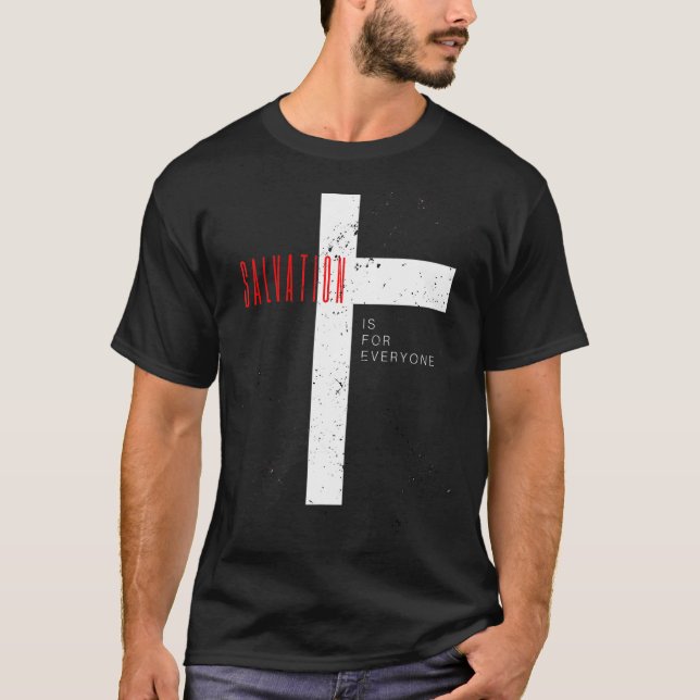 Salvation Christian Calvariation Kor T Shirt (Framsida)