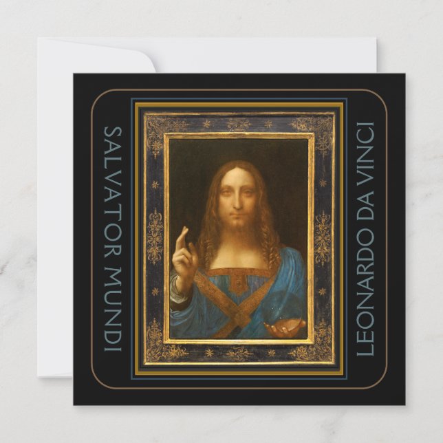 Salvator Mundi 1500 Leonardo da Vinci (Framsida)