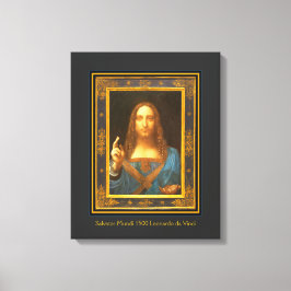 Salvator Mundi 1500 Leonardo da Vinci Canvastryck