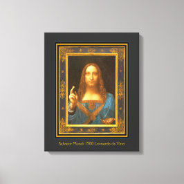 Salvator Mundi 1500 Leonardo da Vinci Canvastryck
