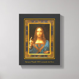 Salvator Mundi 1500 Leonardo da Vinci Canvastryck