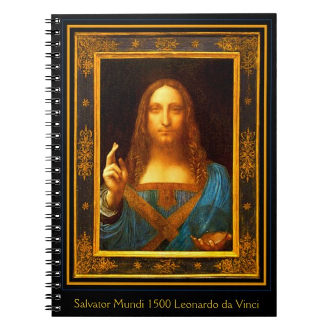 SALVATOR MUNDI ... ANTECKNINGSBOK (Framsidan)