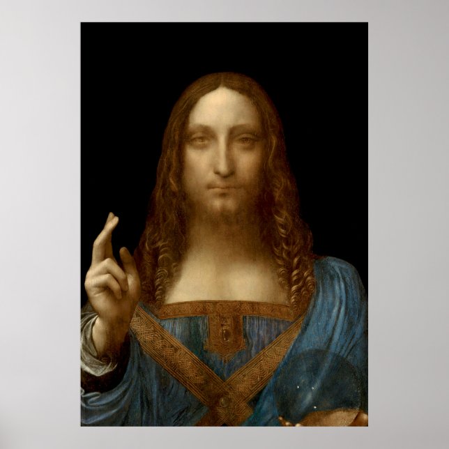 Salvator Mundi by Leonardo da Vinci  Poster (Framsidan)