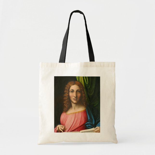 Salvator Mundi, C. 1515 (olja på panel) Tygkasse (Framsidan)