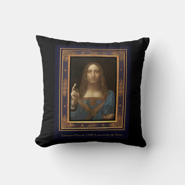 SALVATOR MUNDI ... Dekorativ kudde (Framsida)