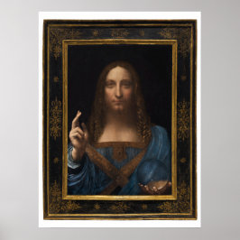 Salvator Mundi Fine Art Poster Skriv ut