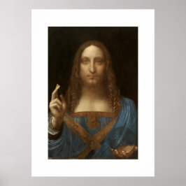 Salvator Mundi Fine Art Poster Skriv ut