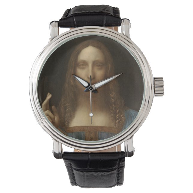 Salvator Mundi från Leonardo da Vinci Armbandsur (Framsida)