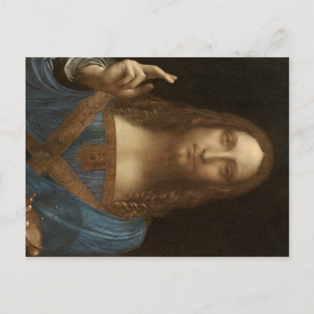Salvator Mundi från Leonardo da Vinci Vykort (Framsida)