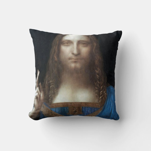 Salvator Mundi, Jesus Kristus, Leonardo da Vinci Kudde (Framsida)