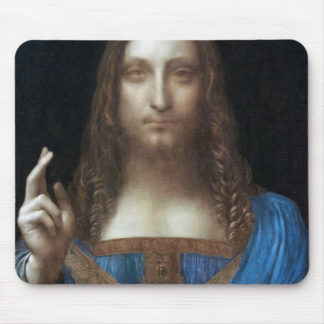 Salvator Mundi, Jesus Kristus, Leonardo da Vinci Musmatta (Framsidan)