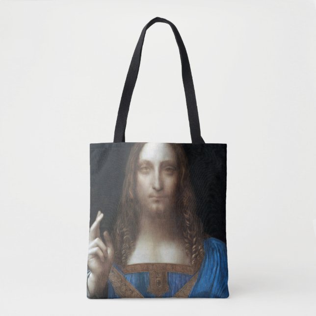Salvator Mundi, Jesus Kristus, Leonardo da Vinci Tygkasse (Framsida)