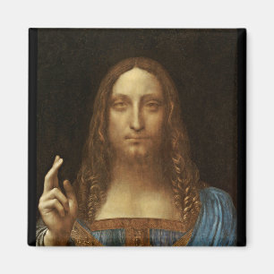 Salvator Mundi Kristi med världen i hans hand Magnet