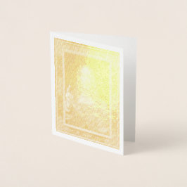 Salvator Mundi Leonardo Gold Foil-kort Folierat Kort