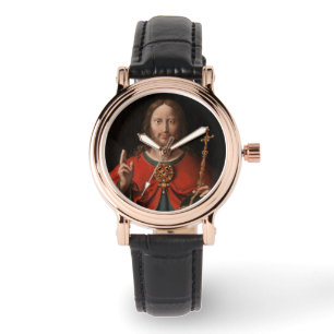 Salvator Mundi med judisk personal och Orb Armbandsur