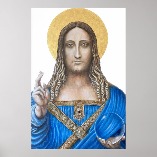 Salvator Mundi  Poster (Framsidan)