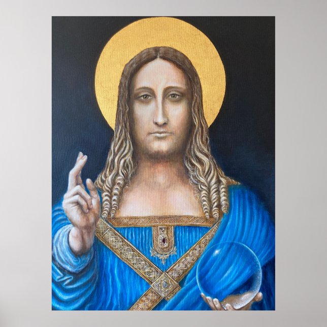 Salvator Mundi  Poster (Framsidan)