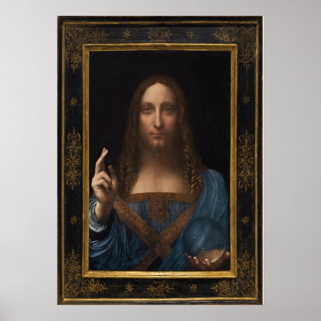 SALVATOR MUNDI POSTER (Framsidan)