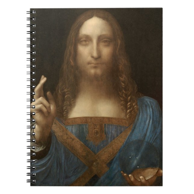 Salvator Mundi (Världsbanken) (da Vinci) Anteckningsbok (Framsidan)