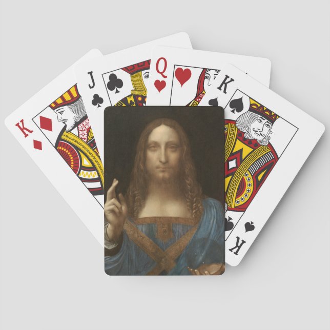 Salvator Mundi (Världsbanken) (da Vinci) Casinokort (Baksidan)