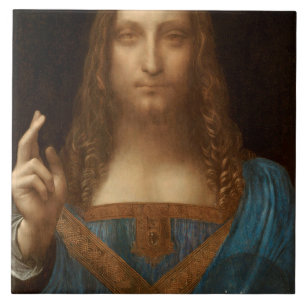 Salvator Mundi (Världsbanken) (da Vinci) Kakelplatta