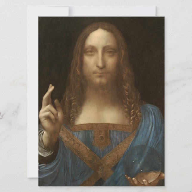 Salvator Mundi (Världsbanken) (da Vinci) Kort (Framsida)