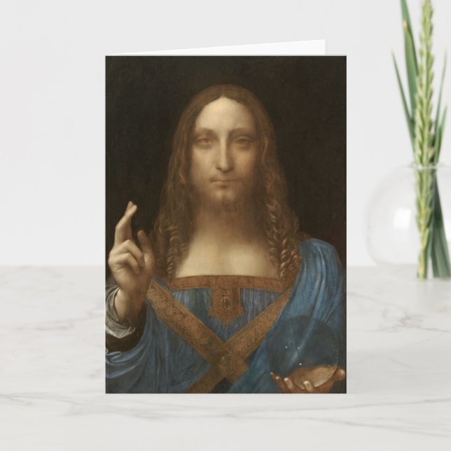 Salvator Mundi (Världsbanken) (da Vinci) Kort (Framsida)