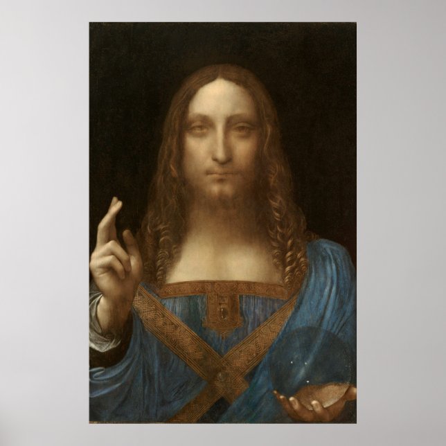 Salvator Mundi (Världsbanken) (da Vinci) Poster (Framsidan)