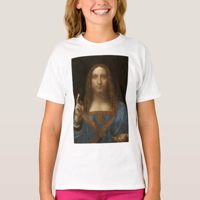 Salvator Mundi (Världsbanken) (da Vinci) T Shirt (Framsida)