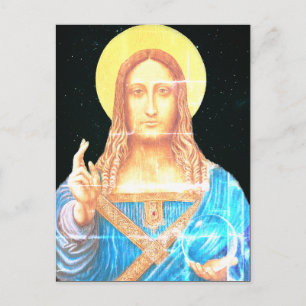 Salvator Mundi  Vykort
