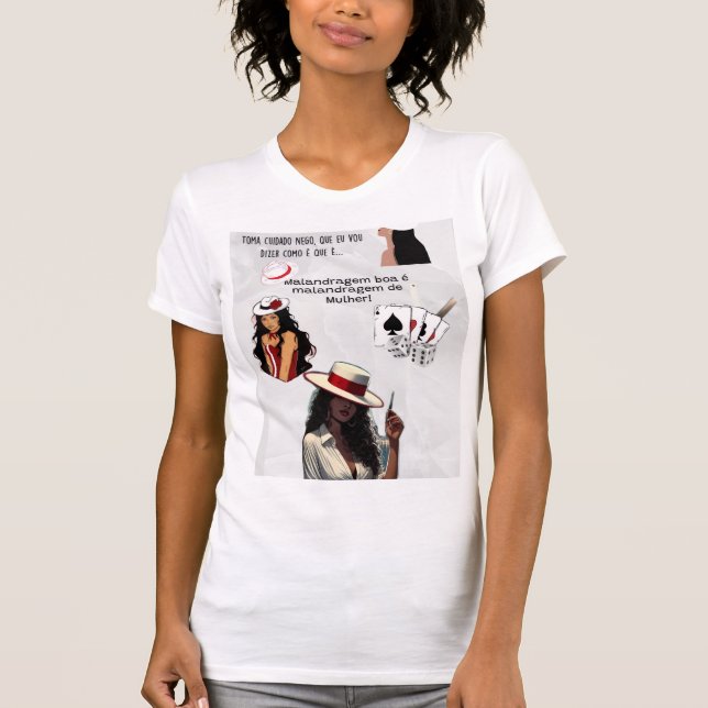 salve a malandragem  t shirt (Framsida)