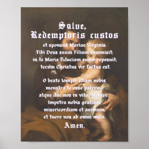 Salve Redemptoris Custom Print Poster