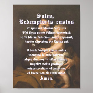 Salve Redemptoris Custom Print Poster