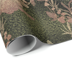 Salvia Cali Grönt Glass Gamla Guld-utandningsmetod Presentpapper