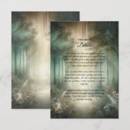 Salvia Grön Förtrollad Skogsglans Tilläggskort