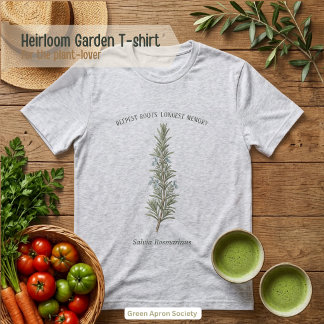 Salvia Rosmarinus Botanisk Rosmarin T Shirt