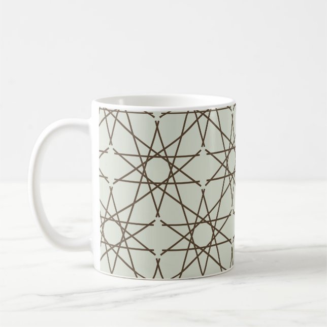 Salvia Umbergeometri Kaffemugg (Vänster)